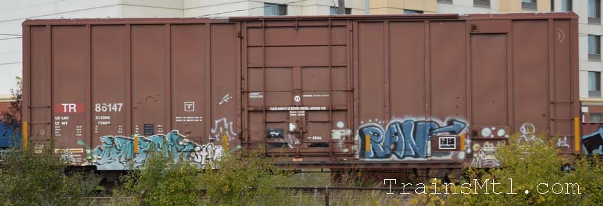 Car/wagon TR86147 left side / coté gauche